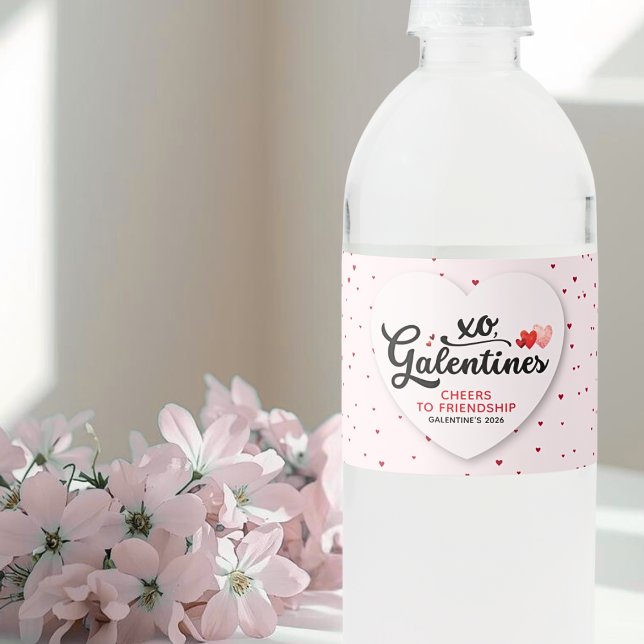 Galentine's  vattenflaskor etikett (Skapare uppladdad)