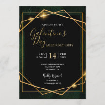 Galentins dag Glam party tropiska