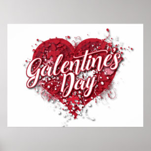 Galentins dag poster