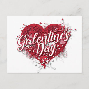 Galentins dag vykort