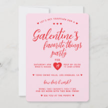 Galentins favoriter Sak Party Alla hjärtans