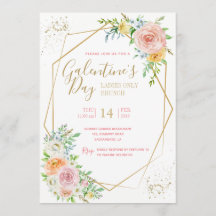 Galentins festinbjudan på dagen