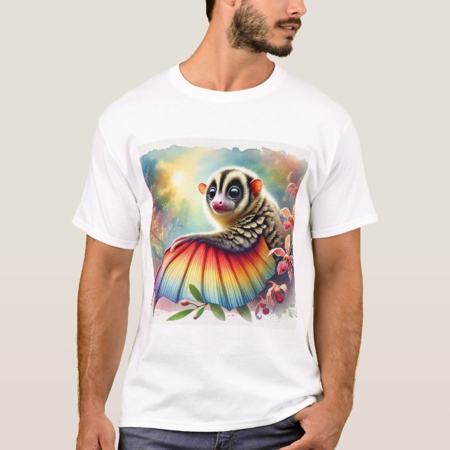Galeopithecus Majesty 290824AREF145 - Watercolor T Shirt (Framsida)