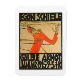 "GALERIE ARNOT" POSTER AV EGON SCHIELE PÅ MAGNET