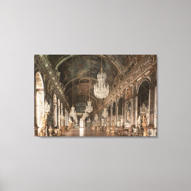 Galerie des Glaces 1678-84 Canvastryck (Framsida)