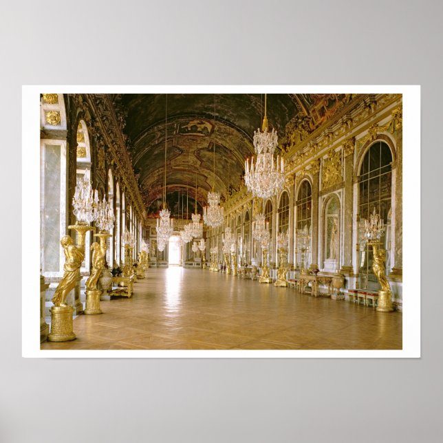 Galerie des Glaces (Hall of Spegel) 1678 (pho) Poster (Framsidan)