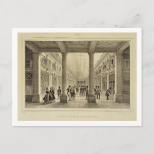 Galerie d'Orleans vid Palais-Royalet, från "Paris" Vykort
