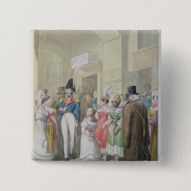 Galeries du Palais Royal, från 'tablån de Knapp (Framsida)