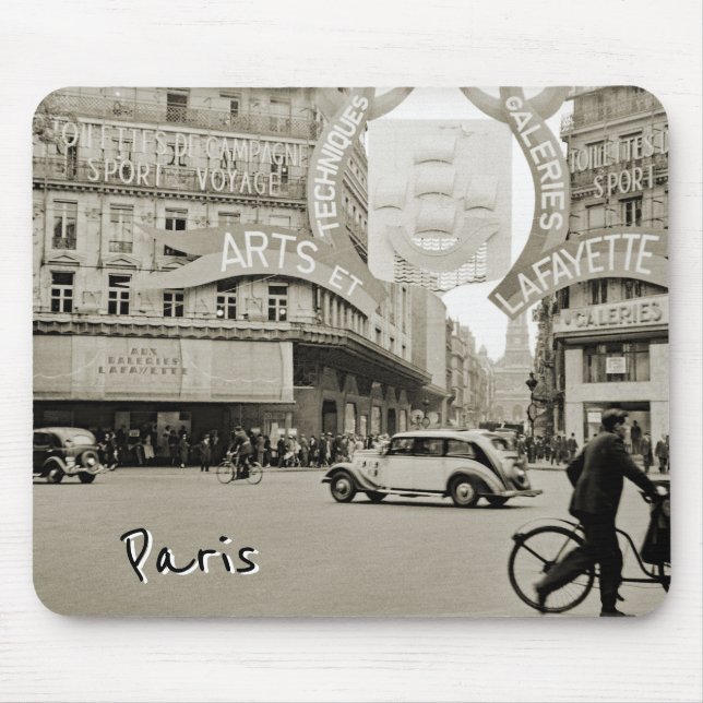 Galeries Lafayette Paris Haussmann 1940 Fotograph Musmatta (Framsidan)
