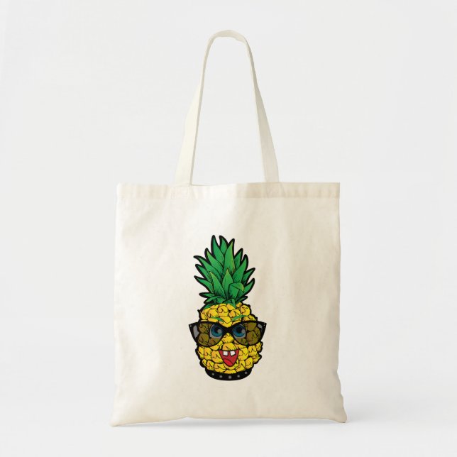 Galet ananas   tygkasse (Framsidan)