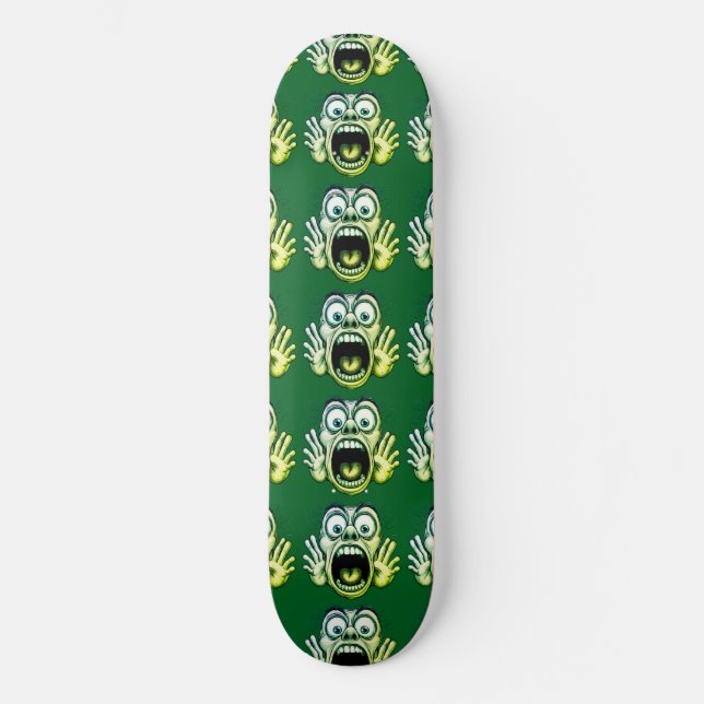 Galet Ansikte Mini Skateboard Bräda 18,5 Cm (Framsida)