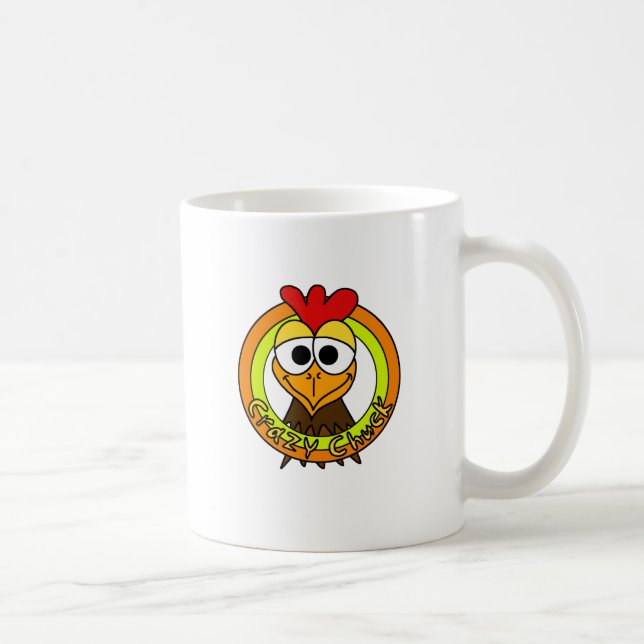Galet chuckhönahuvud kaffemugg (Höger)