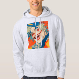 Galet Färgglatt Clownkaos: Le Som Du Menar Det Hoodie