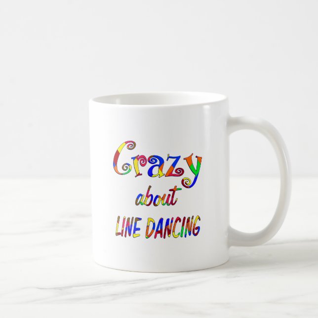 Galet fodra omkring dansen kaffemugg (Höger)