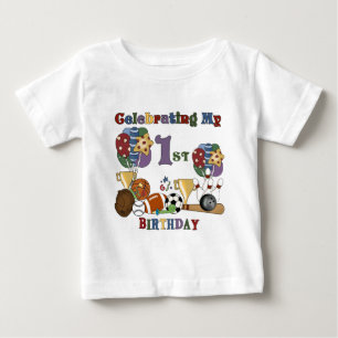 Galet för 1st födelsedagTshirts och gåvor för Tee