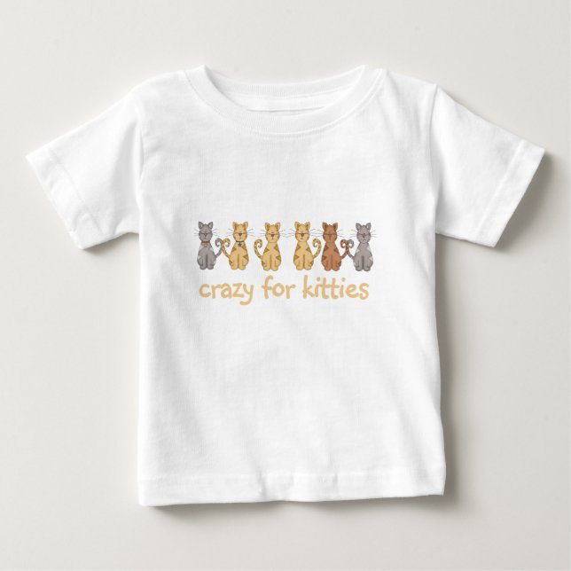 Galet för kattungeTshirts och gåvor Tee Shirt (Framsida)