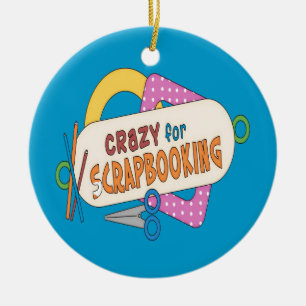 Galet för Scrapbooking Julgransprydnad Keramik