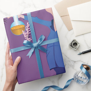 Galet forskare som håller bägare Kul vetenskap Presentpapper