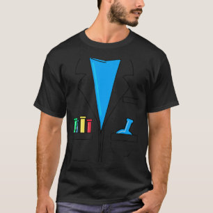 Galet forskarkostym nörd kemi kul vetenskap T Shirt