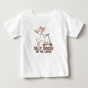 Galet Gås på Lopp  T Shirt