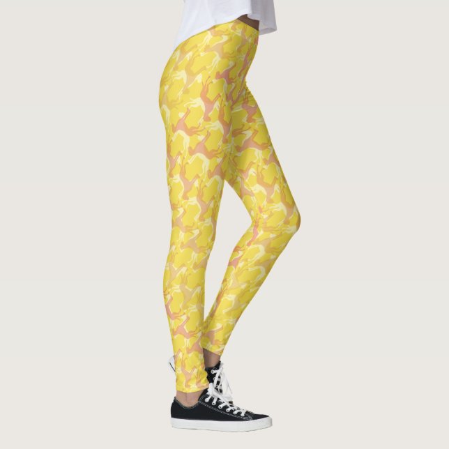 Galet Grand Danois-mönster Leggings (Höger)
