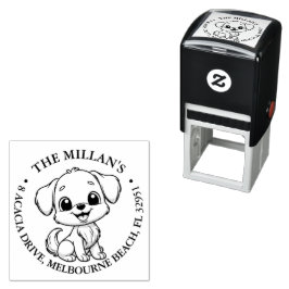 galet hund älskare-tema självfärgande stämpel