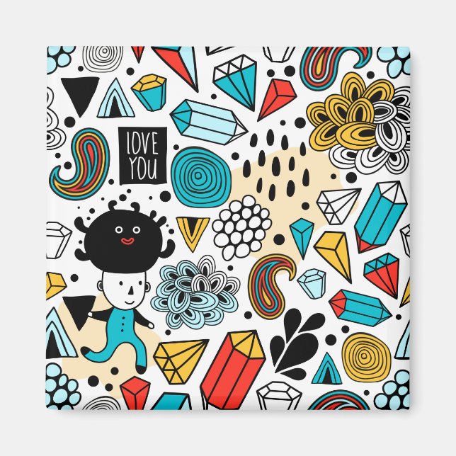 Galet huvud magnet (Framsidan)