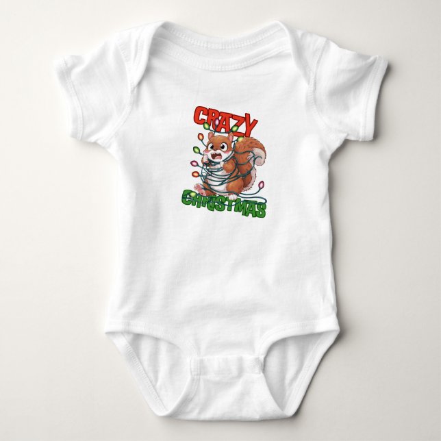 Galet jul: Frustrerad ekorre T Shirt (Framsida)