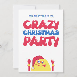 Galet julparty inbjudningar