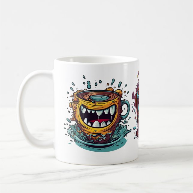 Galet kaffemugg (Vänster)