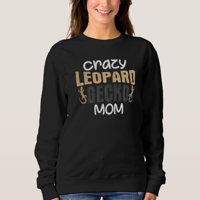 Galet Leopardgecko Mamma Skämt Mamma ödla Husdjur  T Shirt (Framsida)