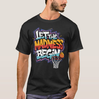 Galet Mars Börjar Basket Graffiti Lag T Shirt