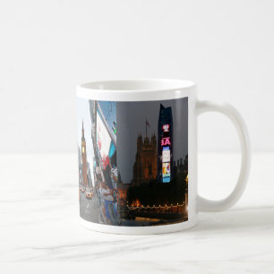 Galet! New York City möter London Kaffemugg