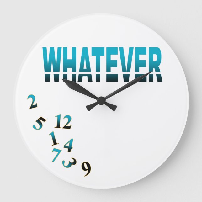 Galet numrerar spelar ingen roll stor klocka (Framsida)