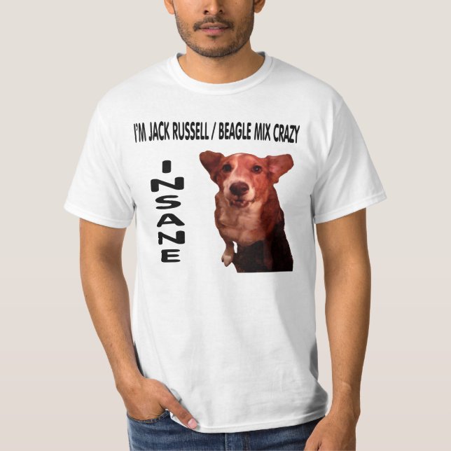 Galet och Insane. T-shirt (Framsida)