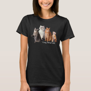 Galet om kattkattT-tröja T-shirt