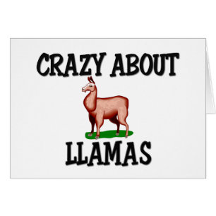 Galet om Llamas Hälsningskort