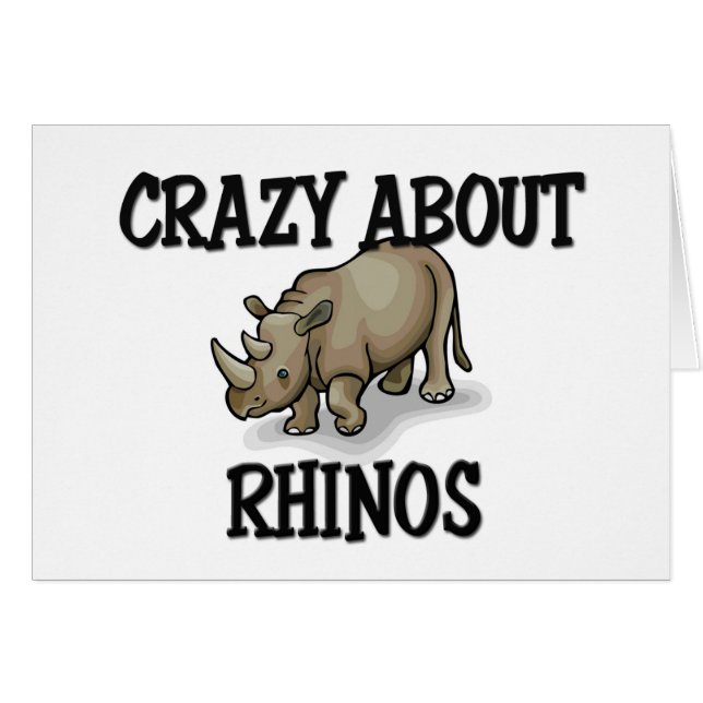 Galet om Rhinos Hälsningskort (Framsidan Horizontal)