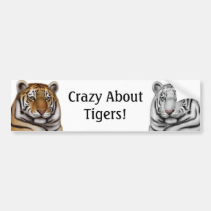 Galet om tigerbildekal bildekal