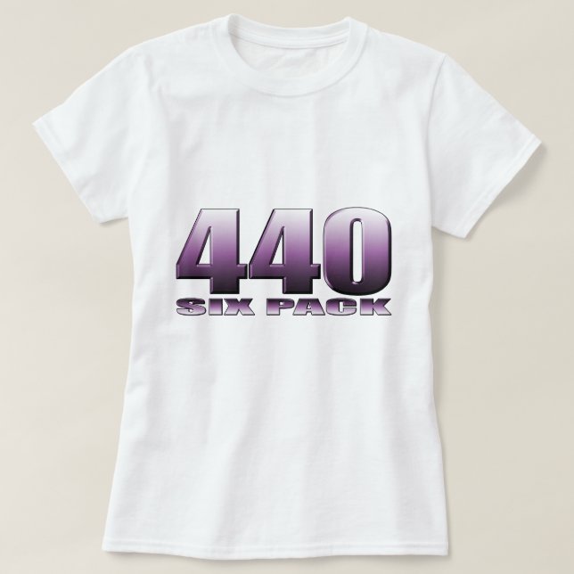 galet purpurfärgat mopar för plommon tee (Design framsida)