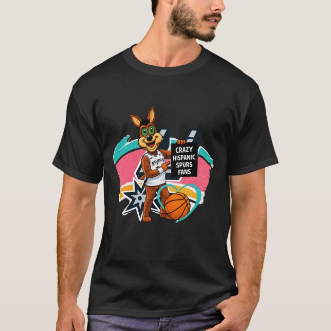 Galet spanskt Spurs-fan T Shirt (Framsida)