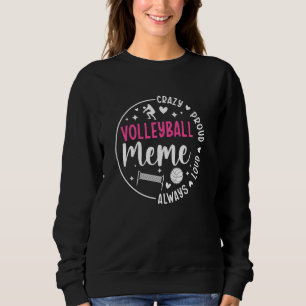 Galet Stolt Volleyball Meme Om En Volleyballspelar T Shirt
