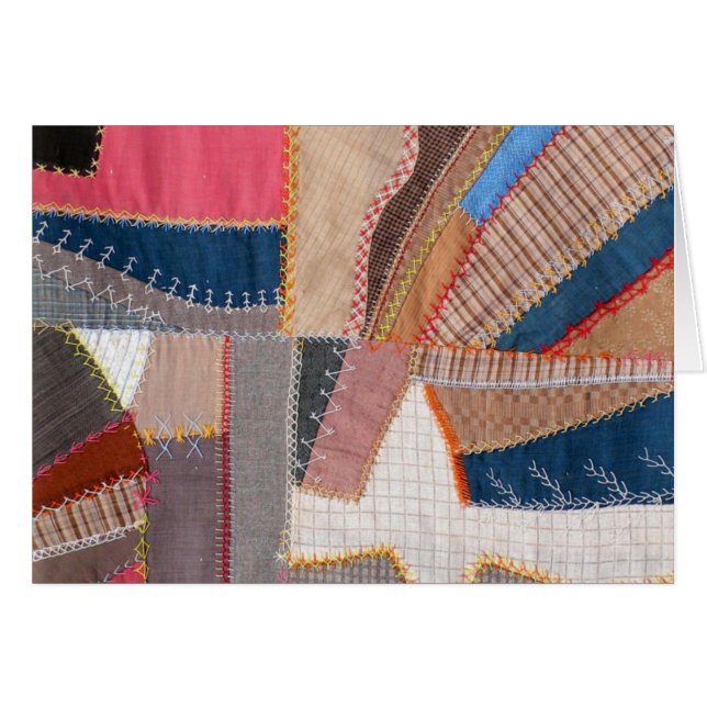 Galet täcke för antik amerikan circa 1890 hälsningskort (Framsidan Horizontal)