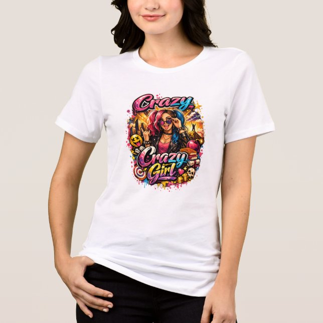 Galet tjej t-shirt (Framsida)