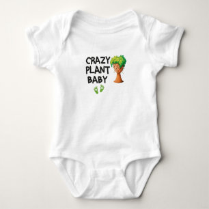 Galet Växtbarn, Sött Växtbaserat Bebis T Shirt