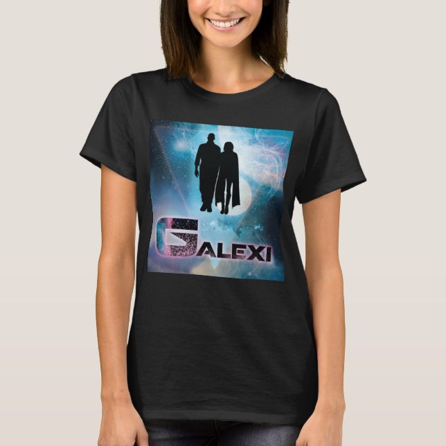 GALEXI kvinnas T-Shirt (Framsida)