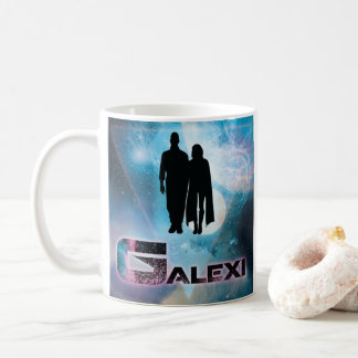 GALEXI logotyp kaffe mugg