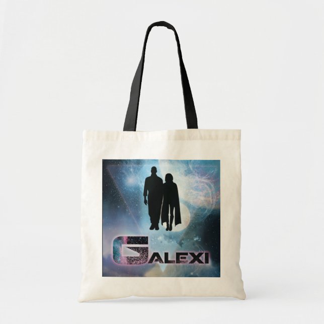 GALEXI logotyp Tote Bag Tygkasse (Framsidan)