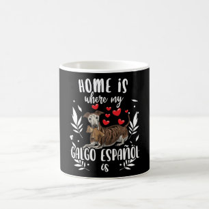 Galgo Español Hund with Mjukisdjur Spain Kaffemugg