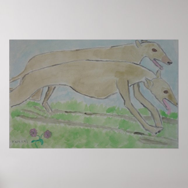 galgo/greyhound poster (Framsidan)